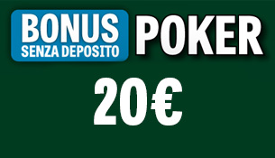 Bonus registrazione Poker