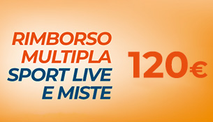 120€ Rimborso Multipla Sport Live