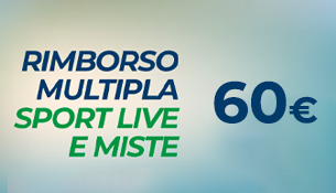 60€ Rimborso Multipla Sport Live