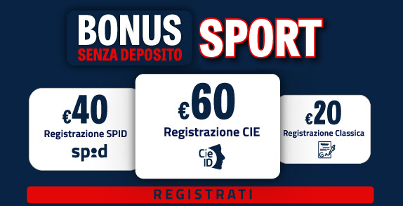 Registrati su BetFlag e ricevi 60€ di bonus senza deposito Sport