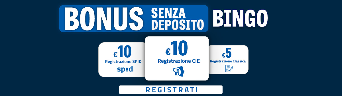 Registrati su BetFlag e ricevi 10€ di bonus senza deposito Bingo