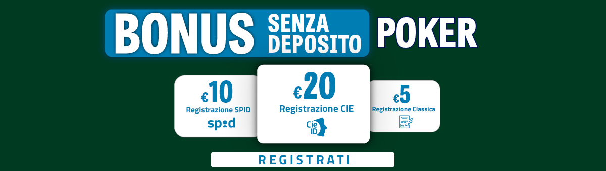 Registrati su BetFlag e ricevi 20€ di bonus senza deposito Poker