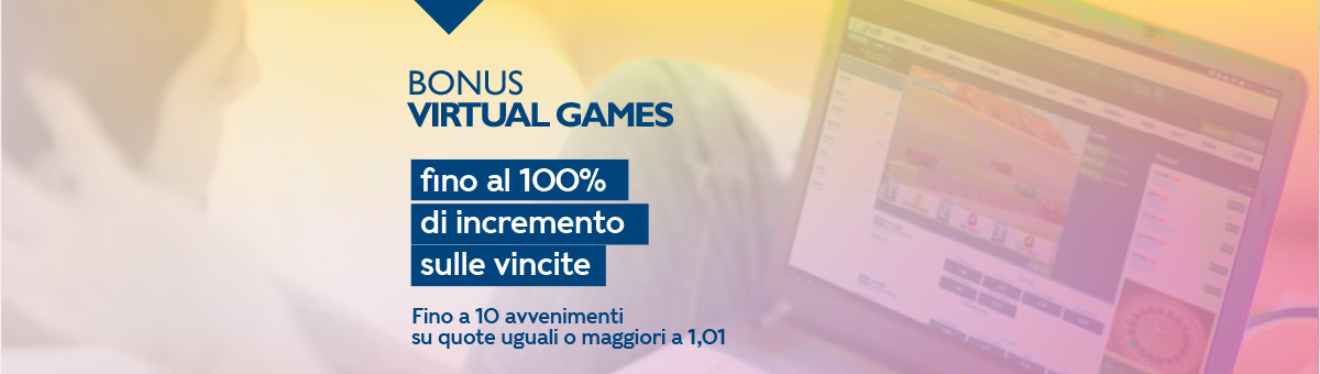 Gioca la tua multipla e ricevi un ulteriore bonus aggiuntivo sulla vincita fino al 100%