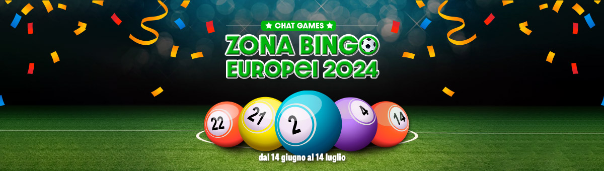 Nuovi Chat Games Bingo a tema Europei di Calcio ti aspettano!