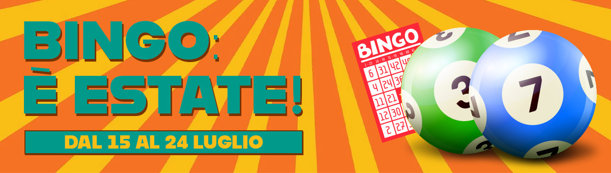 Tanti sconti sulle cartelle, Super ambo, Doppia cinquina, Premio Binghetto, Bingo Garantito e tanto altro...