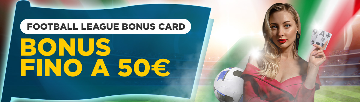 Studio Live Football League Serie A Bonus Card