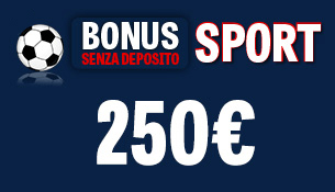 Bonus registrazione Sport 