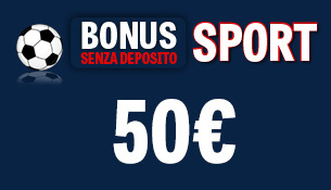 Bonus registrazione Sport 