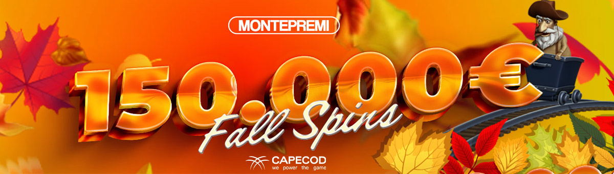 150.000€ di montepremi con la promo di Network di Capecod. Scopri le Slot in promozione e. . .scegli la tua preferita!