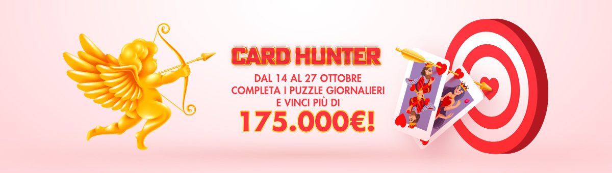 Card Hunter: completa i puzzle e prova a vincere oltre 175.000€!