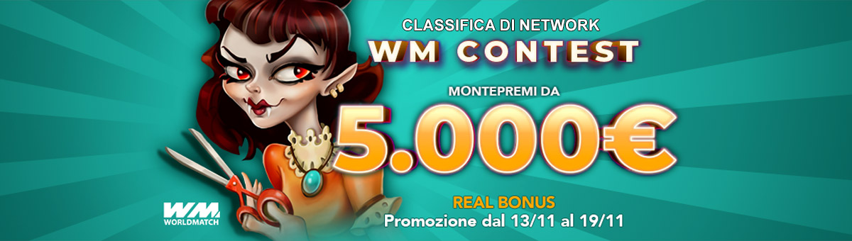 Scopri come scalare la vetta della classifica di Worldmatch... In palio per te fino a 5.000€!