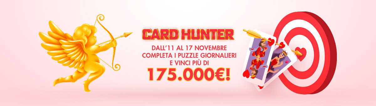 Card Hunter: completa i puzzle giornalieri e prova a vincere oltre 175.000€!