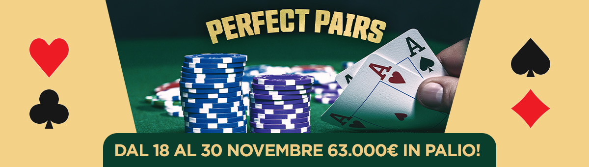 Perfect Pairs: completa le missioni, gira la ruota e prova a vincere il fantastico montepremi di oltre 63.000€!