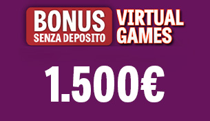 Bonus registrazione Virtual Games