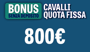 Bonus registrazione Cavalli