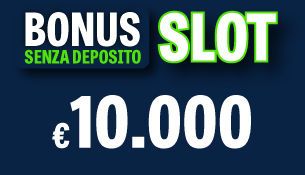 Bonus registrazione Slot