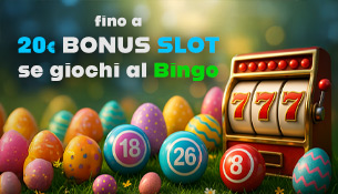 fino a 20€ di Bonus Slot 