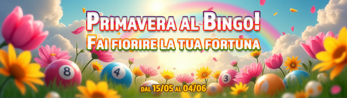 Sconti sulle cartelle, super ambo, doppia cinquina, bingo garantito, partite fast in sala Diamante e..  tantissimo altro!