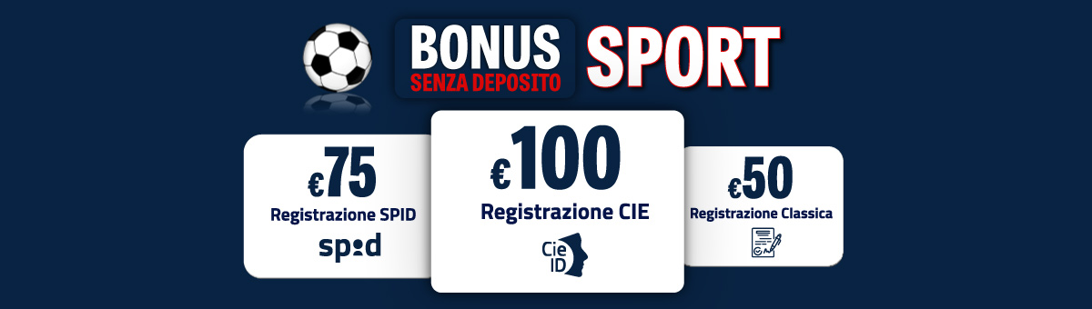 Registrandoti su BetFlag, potrai ricevere 100€ di bonus senza deposito Sport! Cosa aspetti?