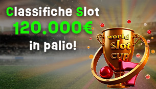 World Slot Cup: 120.000€ di montepremi in palio!