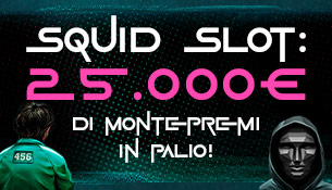Squid Slot: 25.000€ di montepremi in palio!