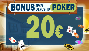 Bonus registrazione Poker