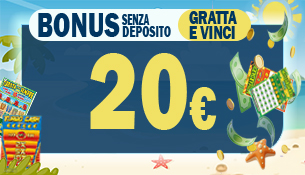 Bonus registrazione Gratta e Vinci