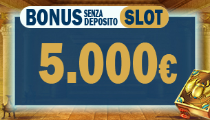 Bonus registrazione Slot