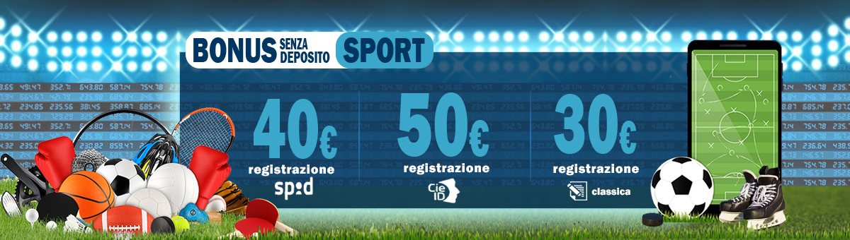 Registrandoti su BetFlag, potrai ricevere 50€ di bonus senza deposito Sport! Cosa aspetti?