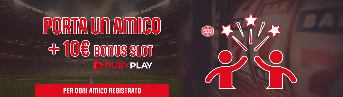 Bonus 10€ Slot Rubyplay