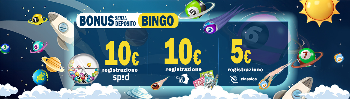 Registrati su BetFlag e ricevi 10€ di bonus senza deposito Bingo