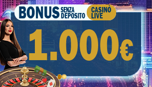 Bonus registrazione Casinò Live
