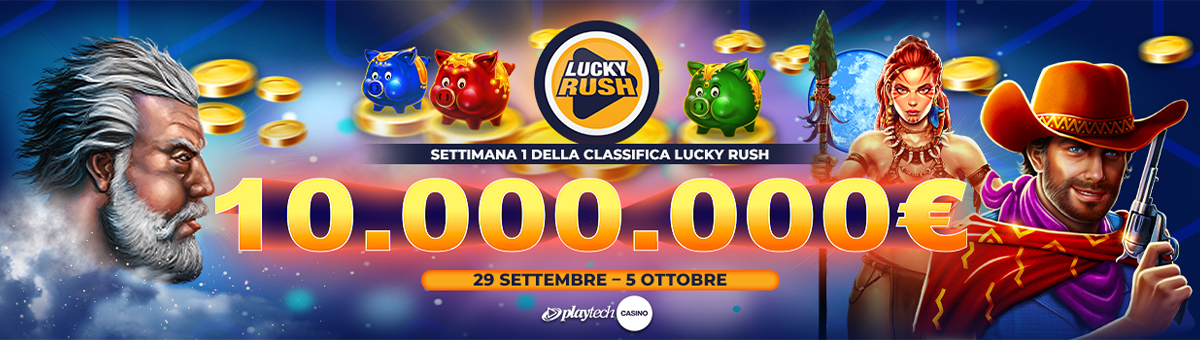 10.000.000€ di montepremi con la promo di Network di Playtech. Scopri le Slot in promozione e...scegli la tua preferita!