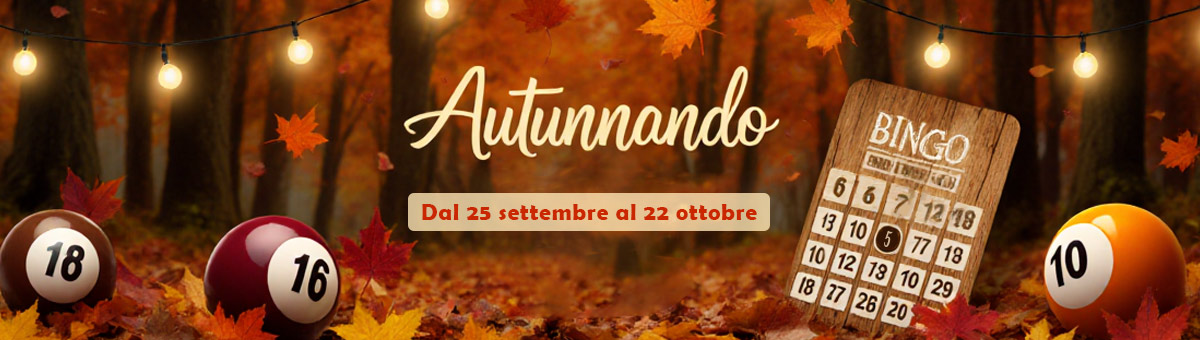Sconti sulle cartelle, super ambo, doppia cinquina, bingo garantito, partite fast in sala Diamante e..  tantissimo altro!