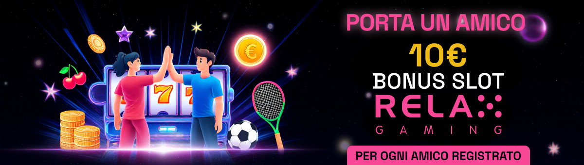 Bonus 10€ Slot Relax Gaming