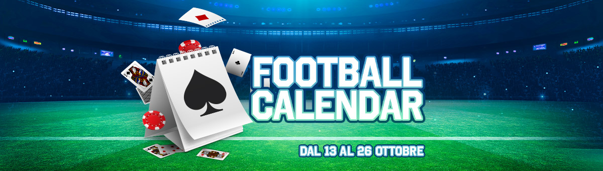 Football Calendar: completa le missioni giornaliere per vincere una Scratch Card ed aggiudicarti uno dei premi in palio!