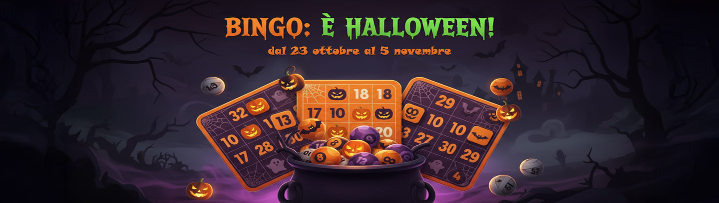 Sconti sulle cartelle, super ambo, doppia cinquina, bingo garantito, partite fast in sala Diamante e..  tantissimo altro!