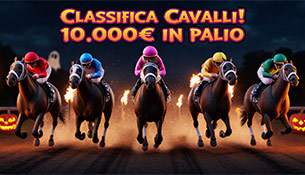 Classifica Cavalli: unisciti alla sfida e scala il montepremi. In palio 10.000€!