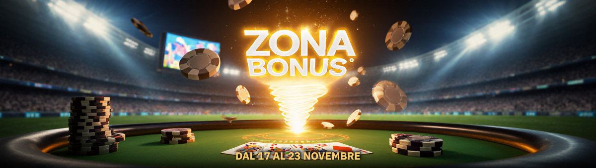 Hai vinto un torneo twister? Con la "Zona Bonus" hai la possibilità di giocare un extra gioco per vincere un premio supplementare!