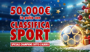 Classifica Sport: unisciti alla sfida e scala il montepremi. In palio 50.000€!