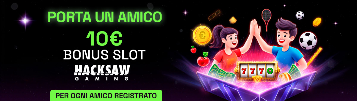 Bonus 10€ Slot Hacksaw