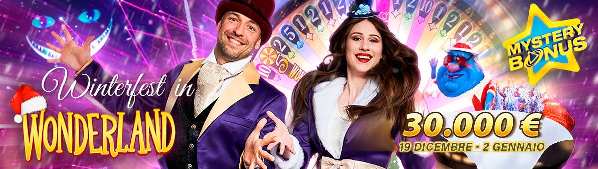 Questo Natale fai tintinnare i bonus! Prova a vincere una parte del montepremi condiviso di 200€ in bonus per round e scarta un super montepremi da 30.000€!