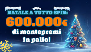 Natale a tutto Spin: 600.000€ di montepremi in palio