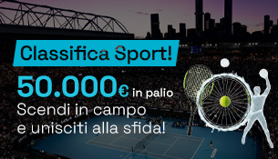 Classifica Sport: unisciti alla sfida e scala il montepremi. In palio 50.000€!