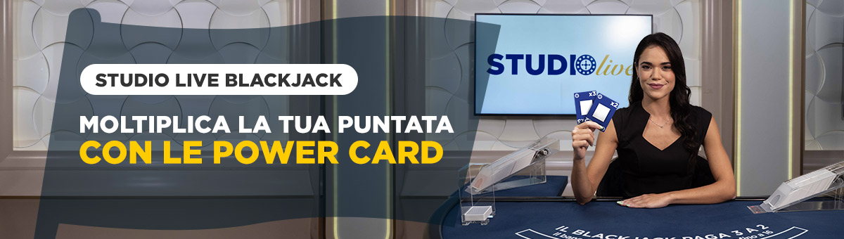 Fai il pieno di potenza: Power Card attive per moltiplicare X2 o X3 la tua puntata, fino a 200€ Bonus!