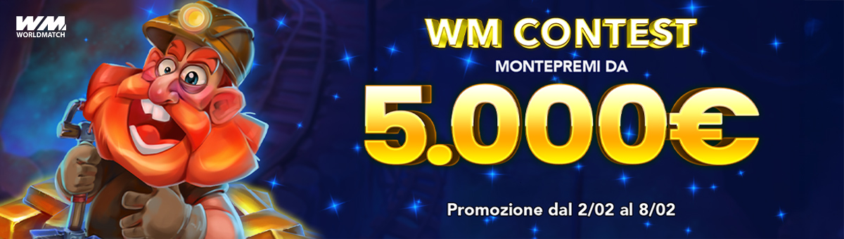 Scala la vetta della classifica di Worldmatch... In palio per te fino a 5.000€ di montepremi!