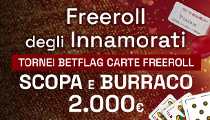 Freeroll degli innamorati: San Valentino e San Faustino