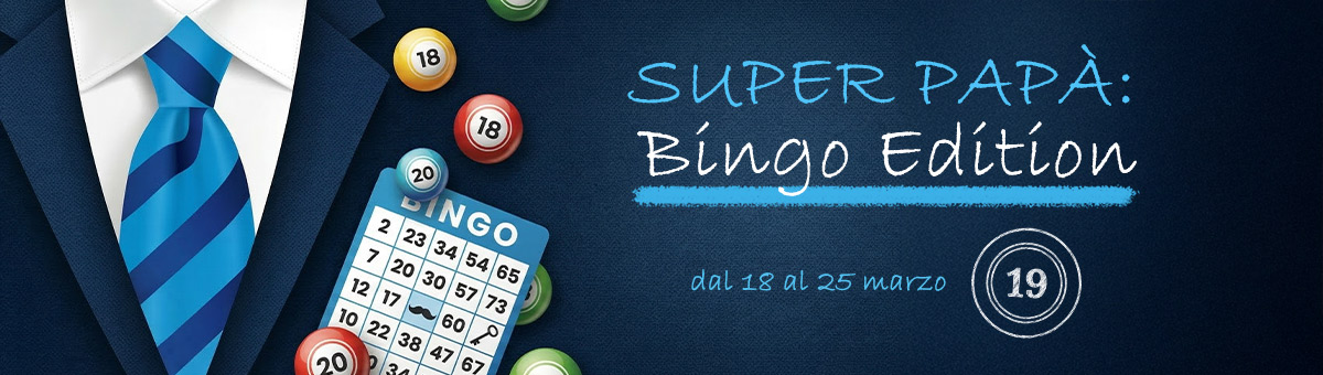 Sconti sulle cartelle, super ambo, doppia cinquina, bingo garantito, partite fast in sala Diamante e..  tantissimo altro!