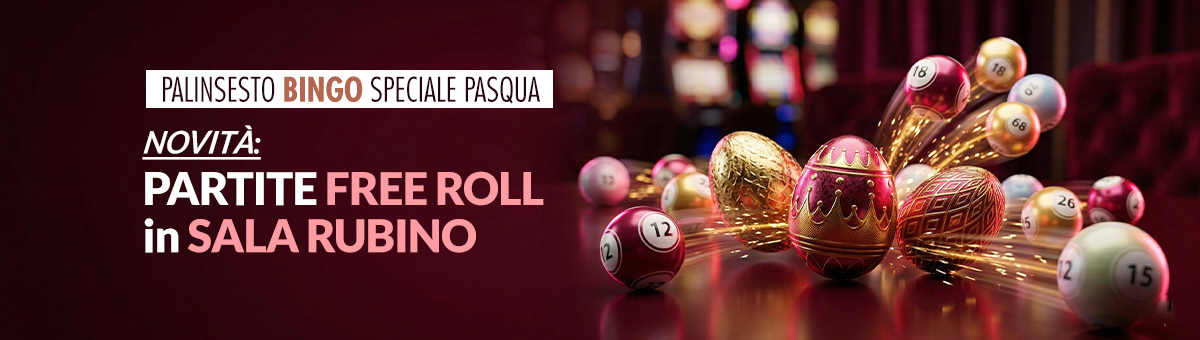 Sconti sulle cartelle, super ambo, doppia cinquina, bingo garantito, partite fast in sala Diamante e..  tantissime novità!
