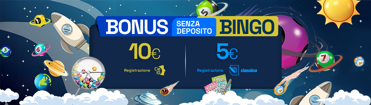 Registrati su BetFlag e ricevi 10€ di bonus senza deposito Bingo